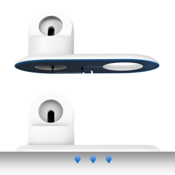 2 In 1 Multi-function Magsafe Charging Stand Holder for Apple Watch / iPhone(White) - Image 4