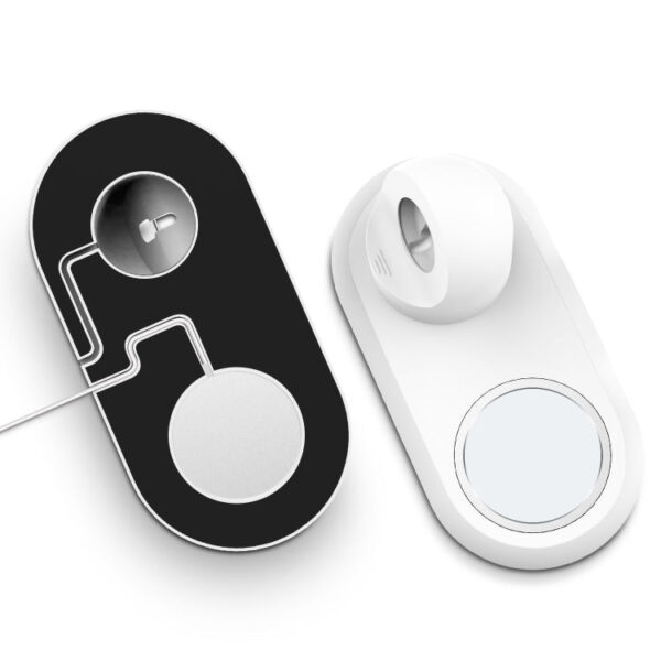 2 In 1 Multi-function Magsafe Charging Stand Holder for Apple Watch / iPhone(White) - Image 2