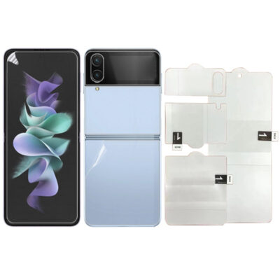 Full Screen Protector Explosion-proof Hydrogel Film For Samsung Galaxy Z Flip4(Internal+External Screen)